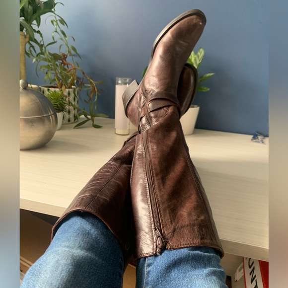 ARTICA WATERPROOF ITALIAN LEATHER TALL BOOTS - Picture 1 of 9